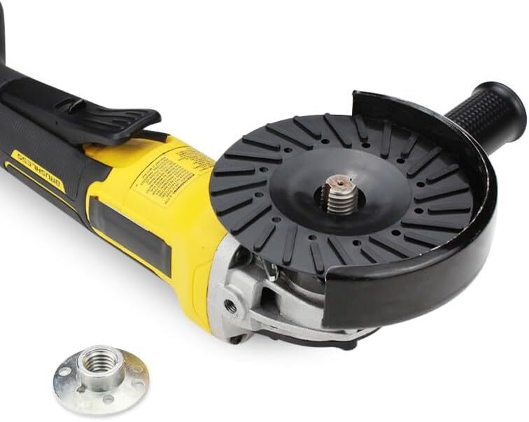 1 Pack – 4-1/2″ x 5/8″-11 Resin Fiber Disc Backing Pad with Lock Nut for Grinder