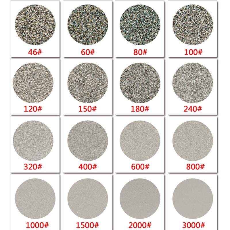 5″ inch 125mm Diamond Grinding Discs Grit 2000 Coated Flat Lap Disk for Grinder