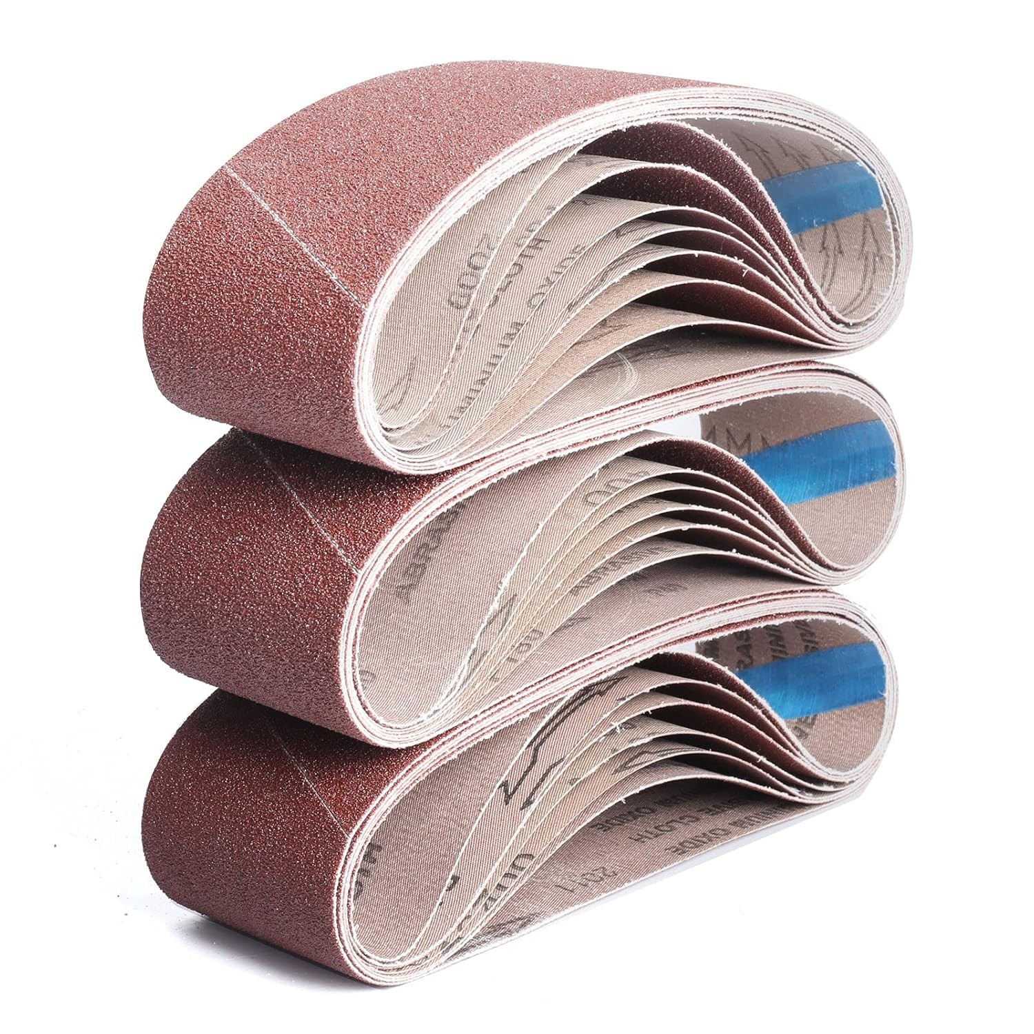 SATC 5PCS 4“x36”(100x915mm) Sanding Belt – X-Weight Aluminum Oxide for Wood P60