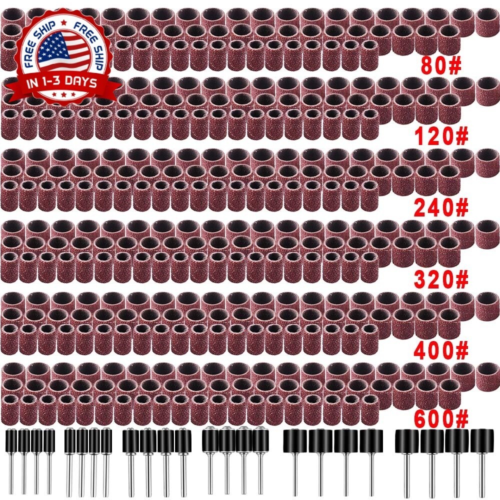 Lija Accesorios Lijas De Tambor Lijado Juego De Herramientas Para Lijar 384 Pcs