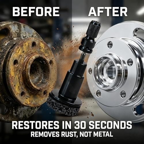 Wheel Hub Stud Cleaning Tool Kit Rust Removal Disc for Impact Wrench Drill |
