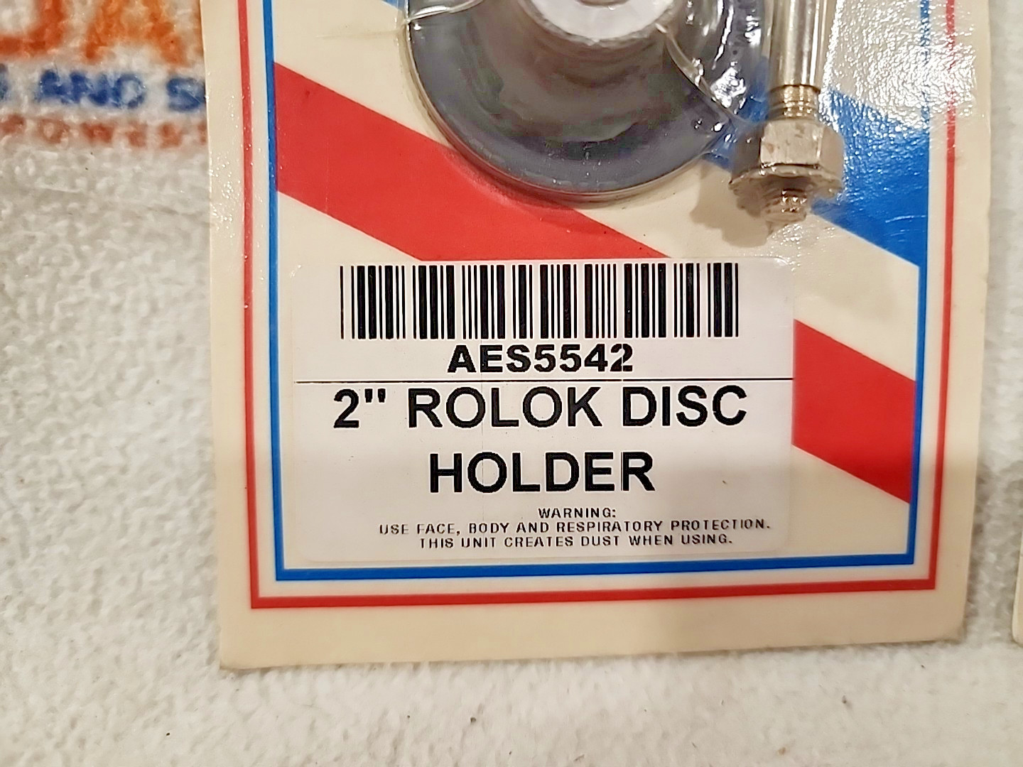 AES-5542 2″ Roloc Disc Holder Quick Change Adapter with 1/4″ Shank – 2 pack