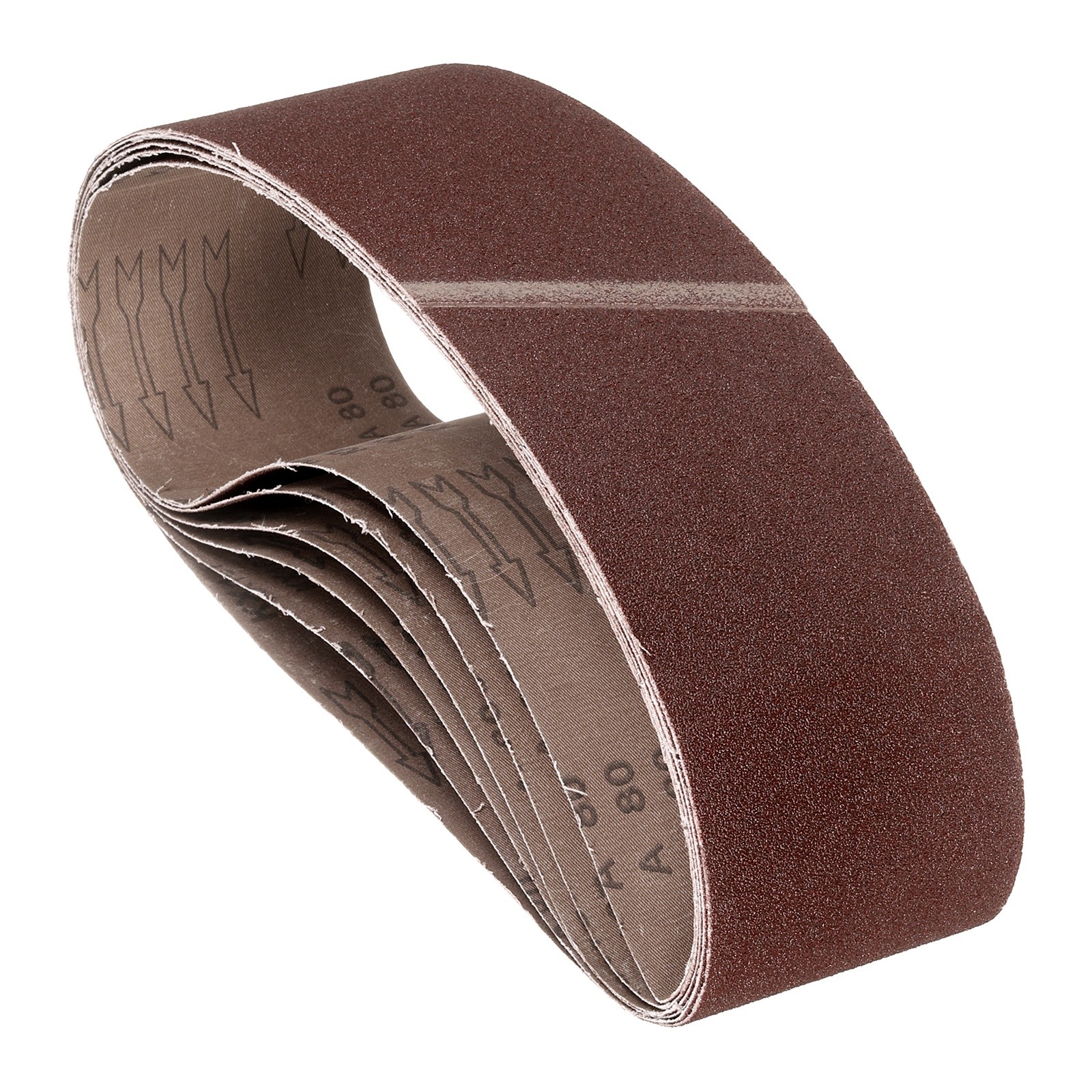 8 Pcs Sanding Belts 4 x 36 Inch 80 Grit Aluminum Oxide Abrasive Sandpaper