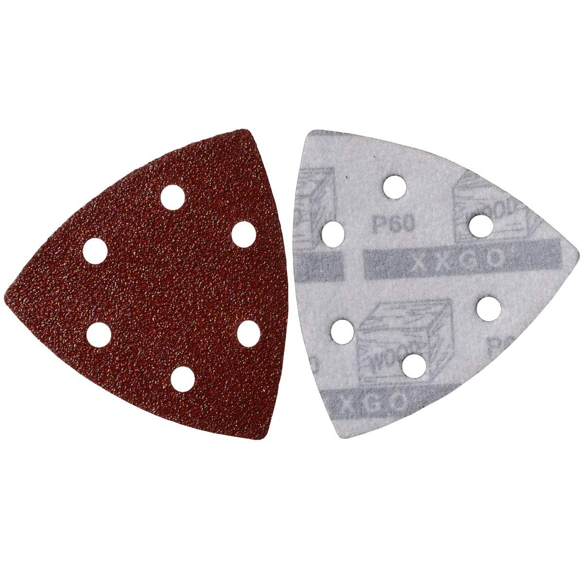 XXGO 100 Pcs 90mm 3-1/2 Inch ” 6 Hole Triangle – 100 Pcs, Maroon