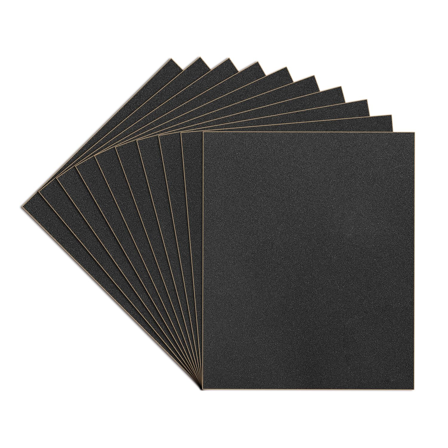 10-Sheets 360 Grit Sandpaper, 9 X 11 Inch Wet Dry Sand Paper Assortment Pack, Si