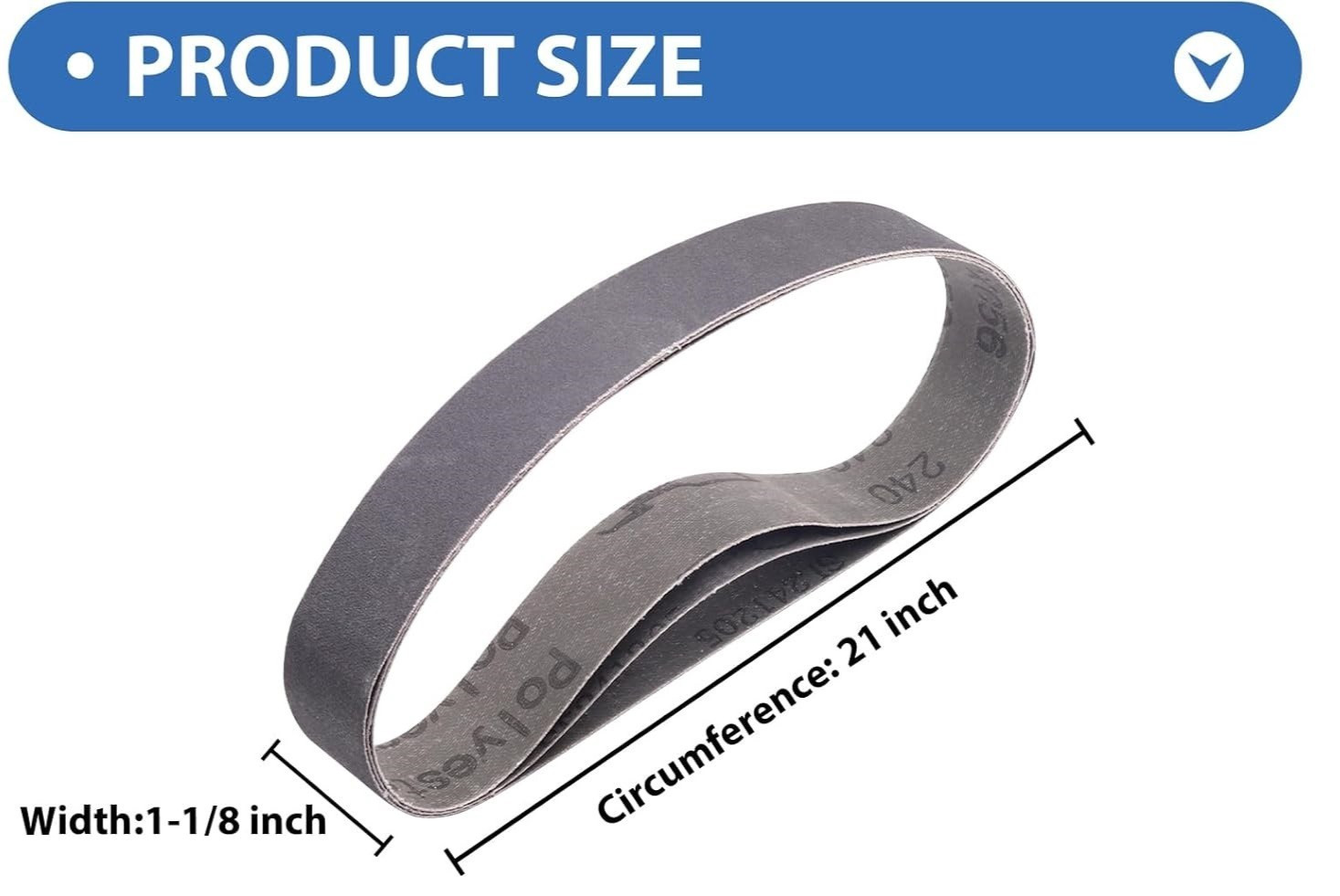 20 PACK 330*30mm (1 1/8″ x 21″) Sanding Belt 800 Grit Fine Sandpaper FREE SHIP!
