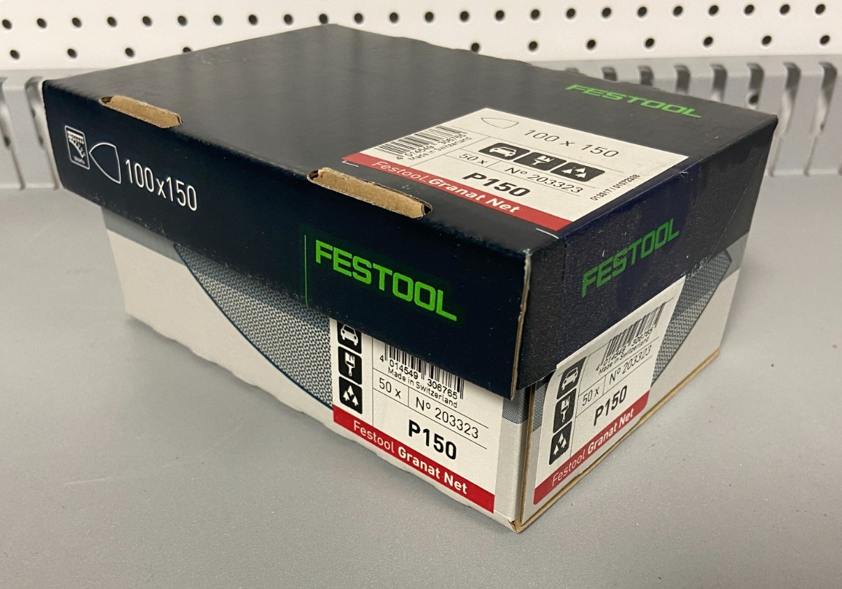 Festool 203323 Abrasive Net Granat Net 100×150 STF Delta P150 GR Net/50