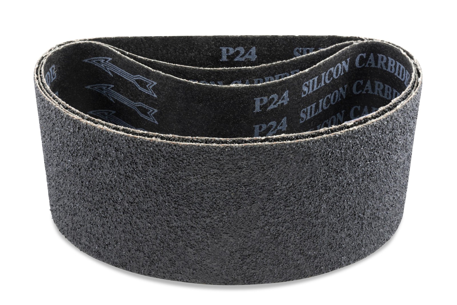 3 X 21 Inch 24 Grit Silicon Carbide Sanding Belts, 8 Pack