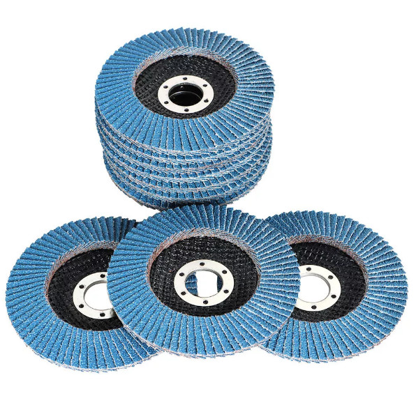 10 Pack 4-1/2 x 7/8 inch Blue ZA T29 Flap Discs 36 Grit Grinding Wheels Grinder