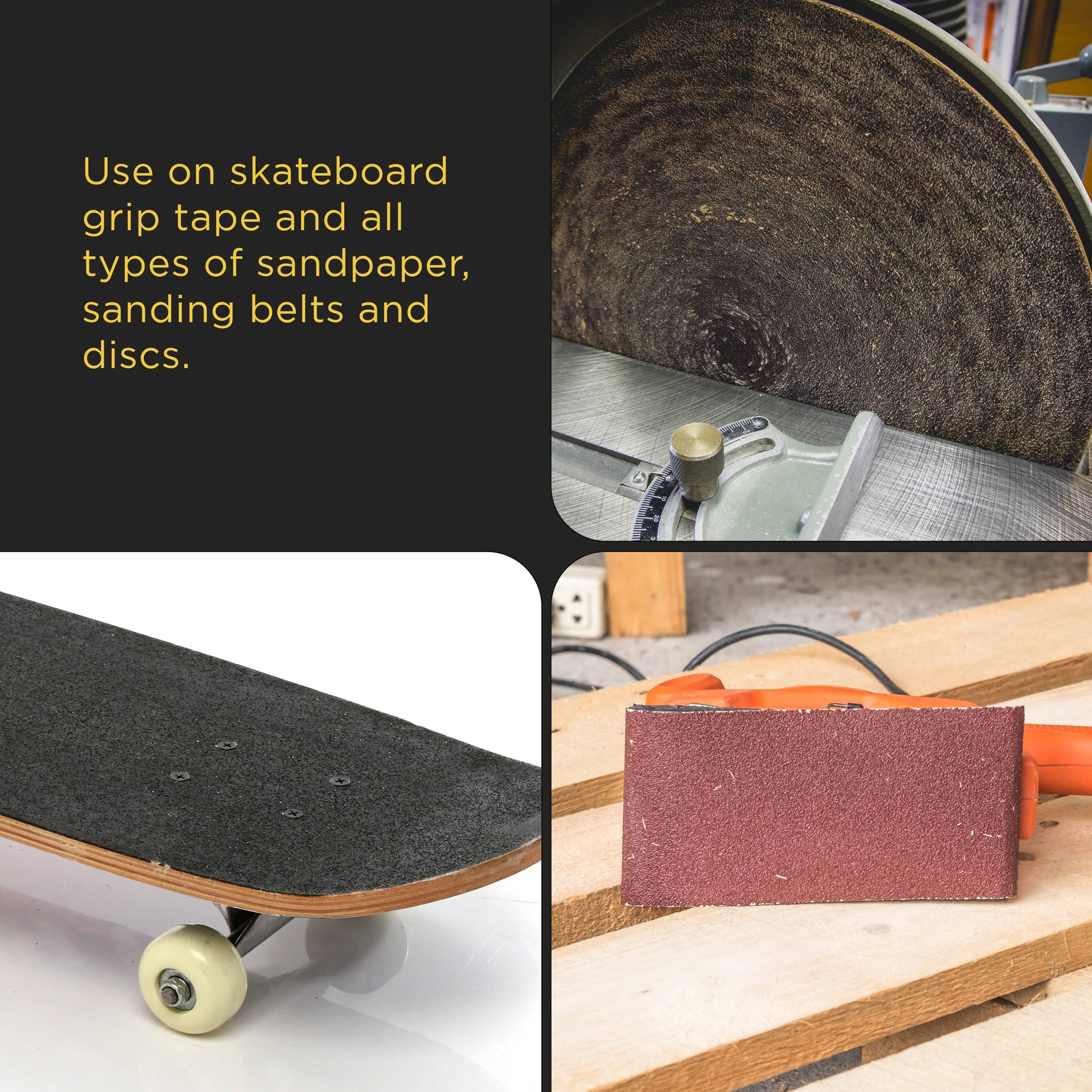 Dura-Gold Abrasive Cleaning Stick for Sanding Discs Sandpaper Belts, Skateboards