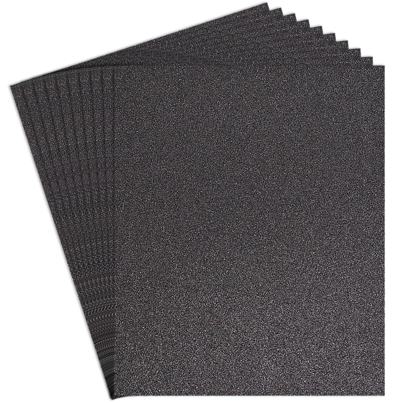 AOZHONG 220 Grit Sand Paper, 9 x 11 Inch, 10 Pcs Wet Dry Sandpaper Sheets, Si…