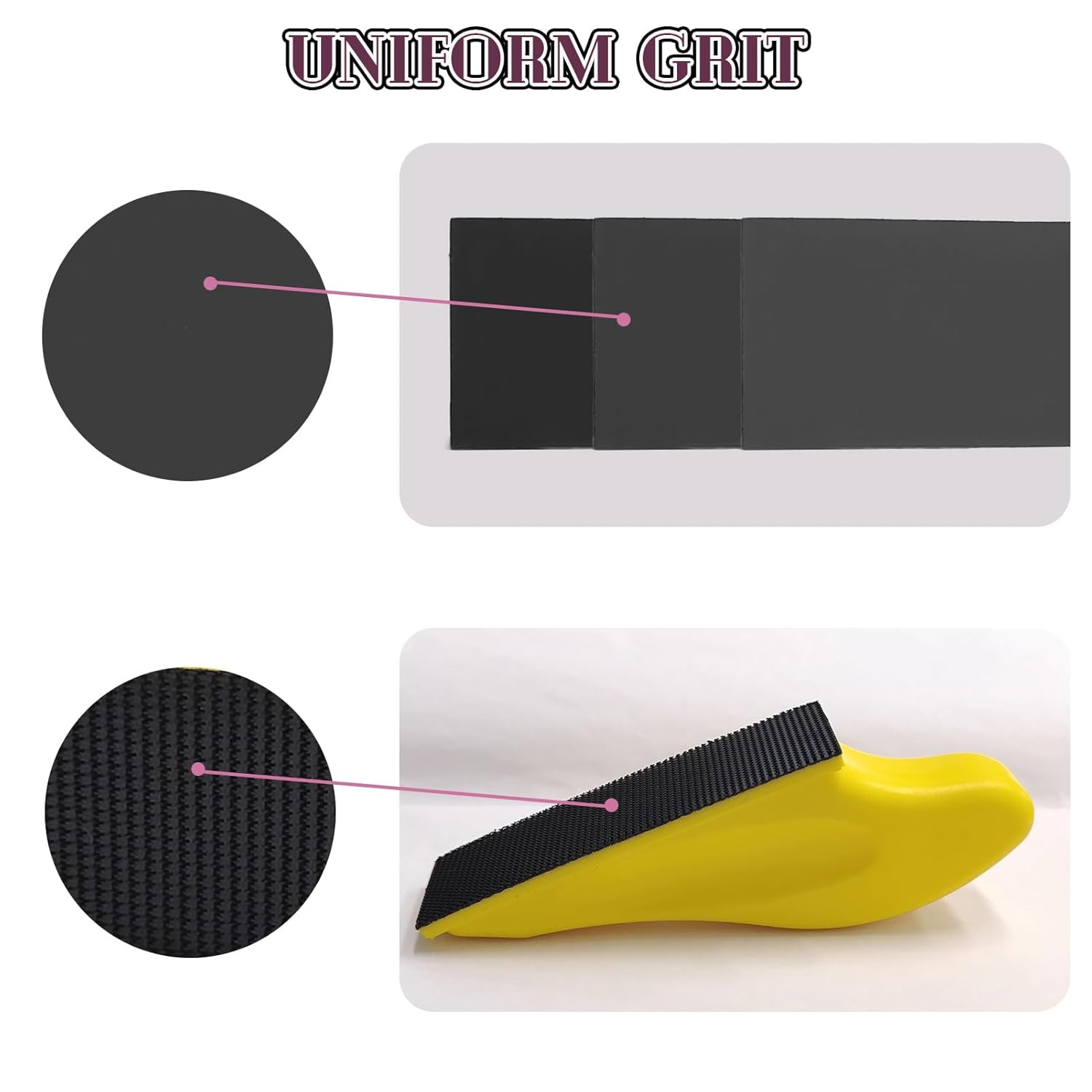 100Pcs Micro Detail Sander Paper Kit Wet Dry Sandpaper 320 400 600 800 1000 120