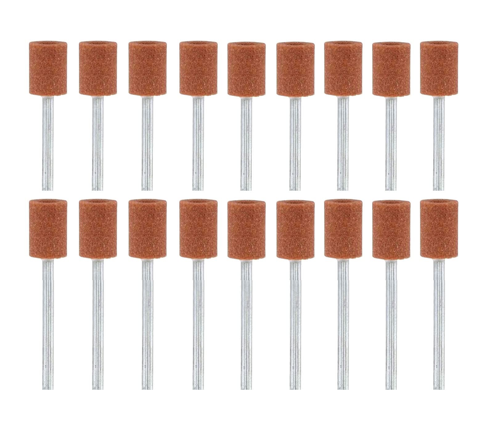 18 Pcs Grinding Stones – 1/8” Shank Aluminum Oxide Grinding Bits for Dremel …