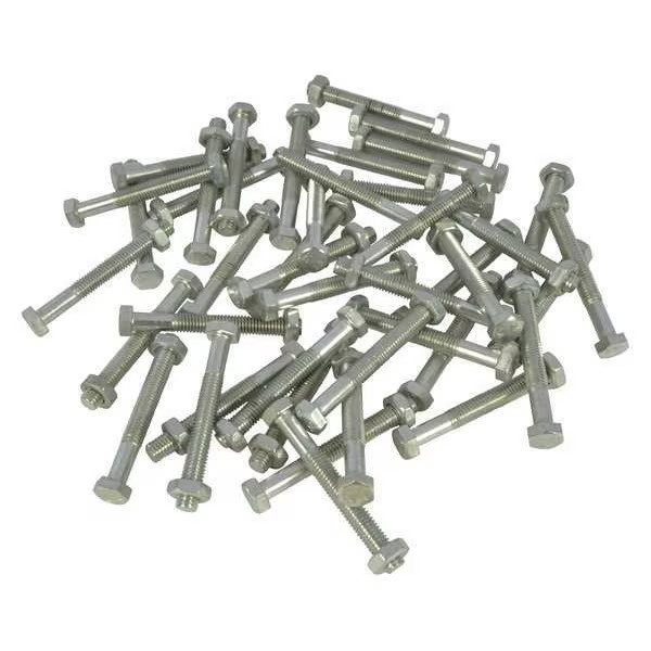 Manufacturer Varies Bolt and Nut Kit,1/3 to 2-1/2 In,PK42 TT11C5435BN2G