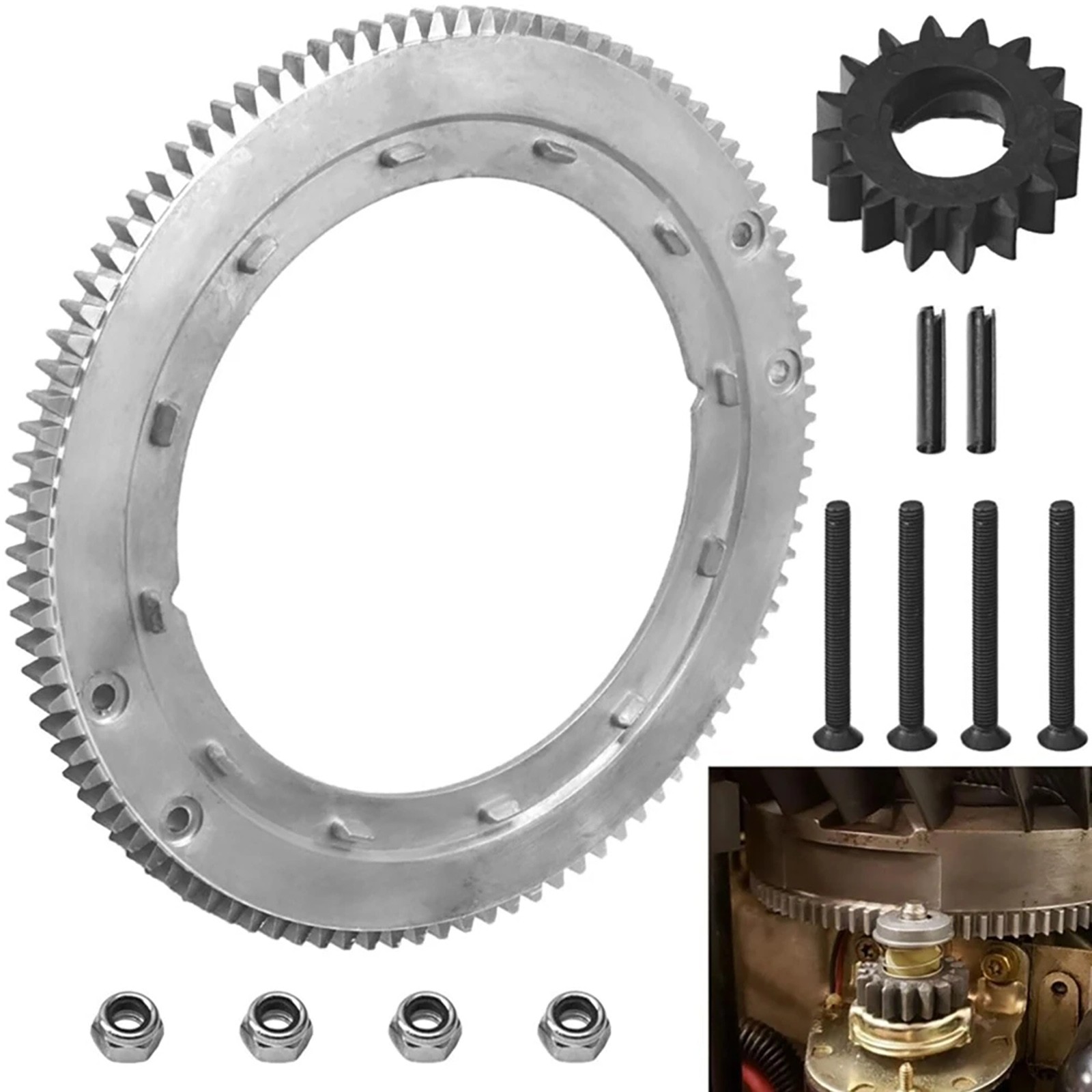 1 PCS Flywheel Ring Gear for Briggs & Stratton 28A702-0102-01, 28A707-0101-01
